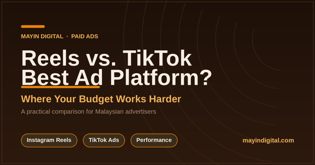 Reels vs TikTok ad platform cover