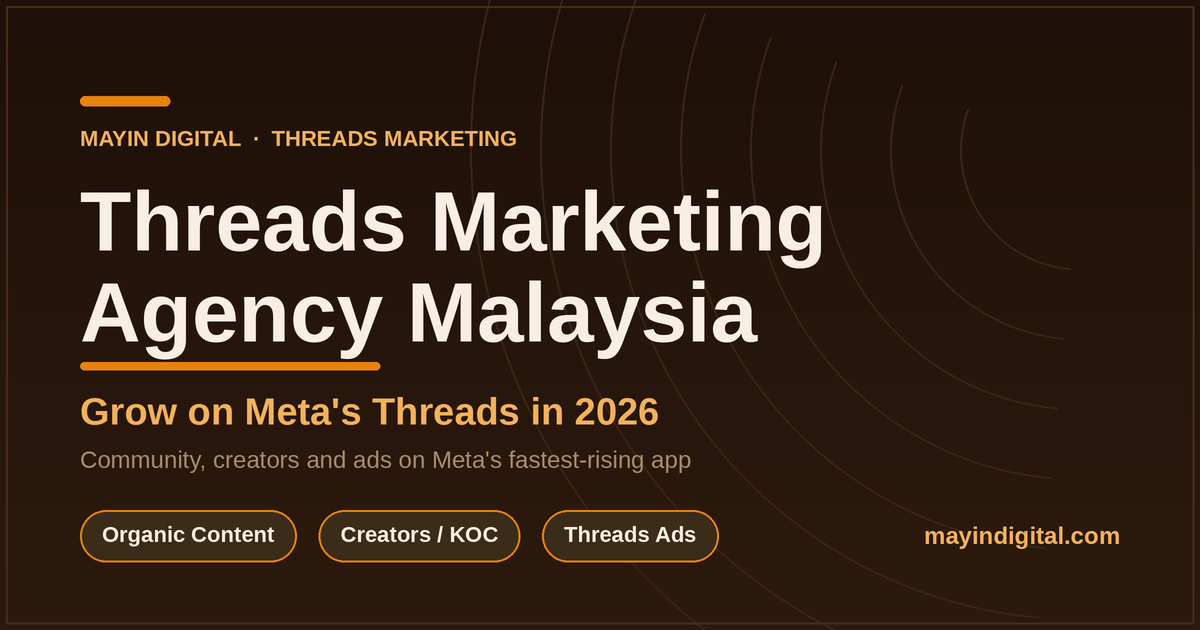 Threads marketing agency Malaysia cover
