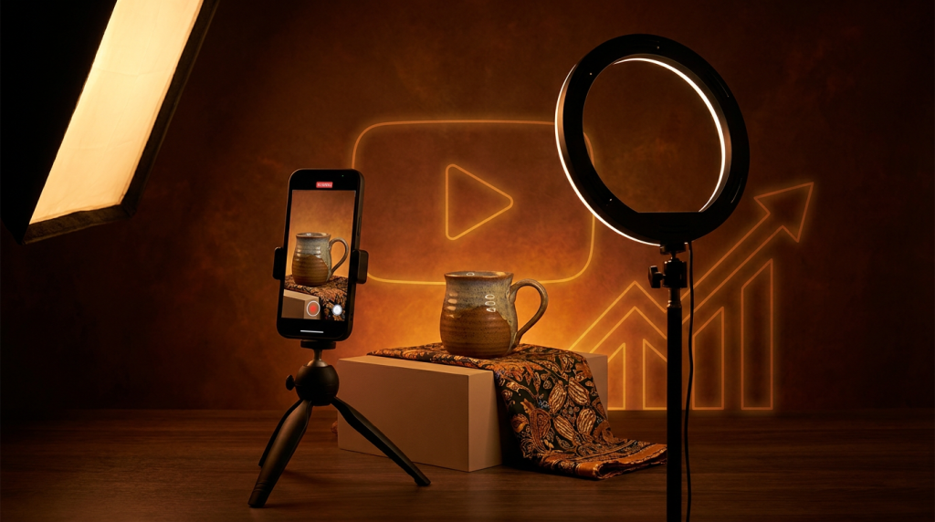 TikTok marketing agency Malaysia — smartphone filming short-form video content