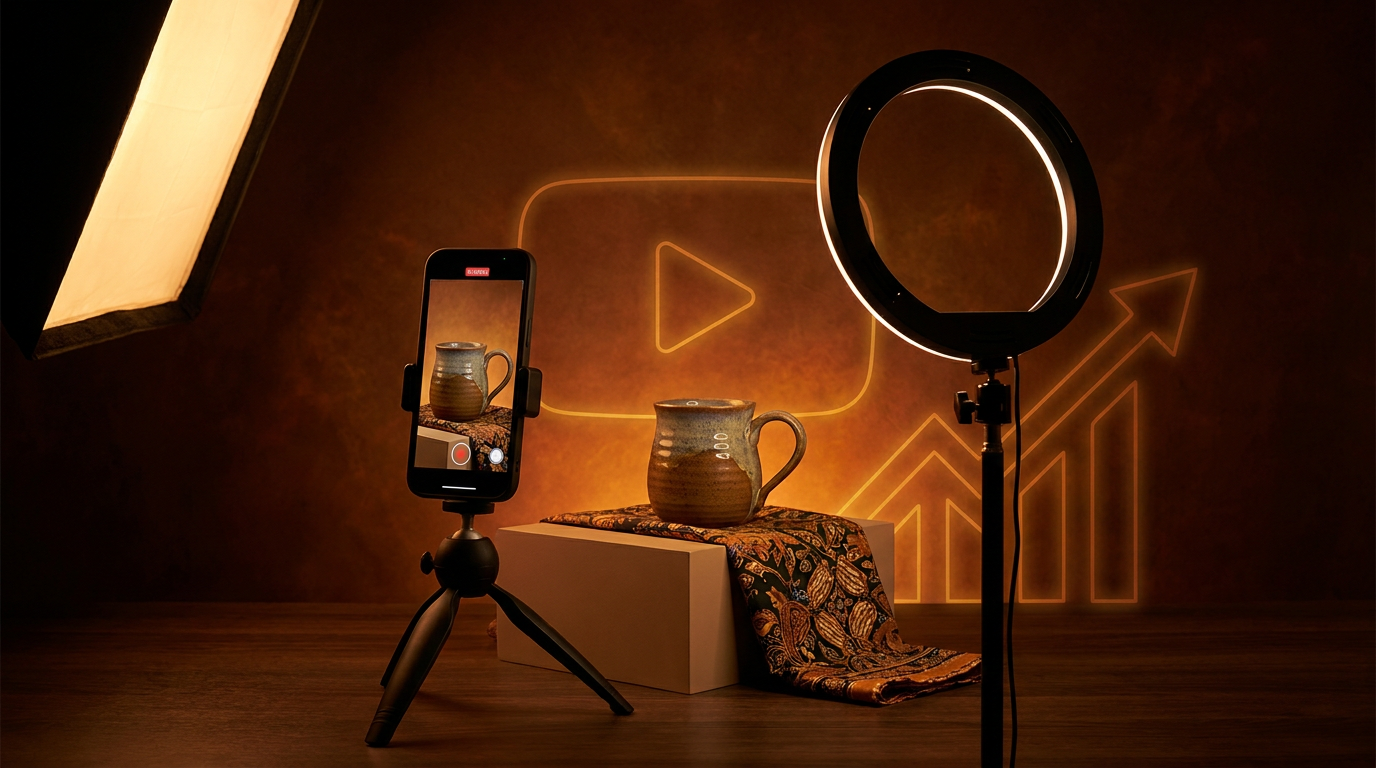 TikTok marketing agency Malaysia — smartphone filming short-form video content