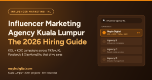 Influencer marketing agency Kuala Lumpur 2026 guide by Mayin Digital